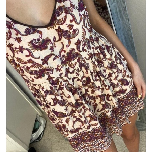 Patterned mini beach dress - Picture 3 of 4